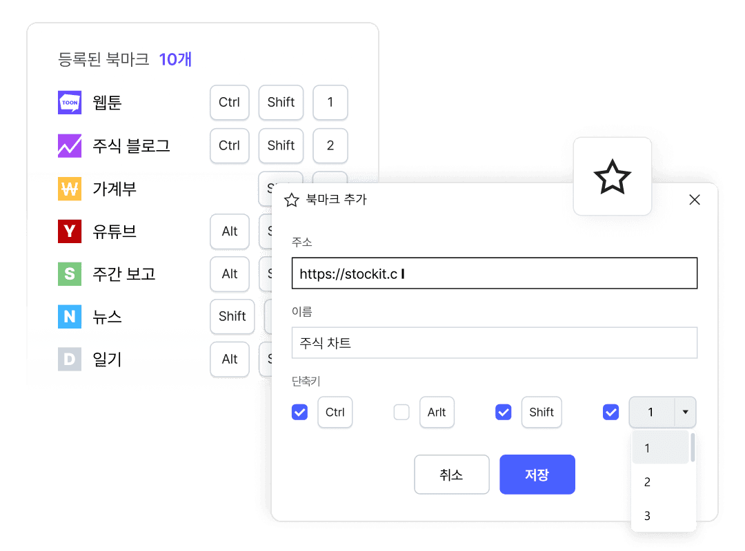 제품별 핵심 기능 소개 이미지