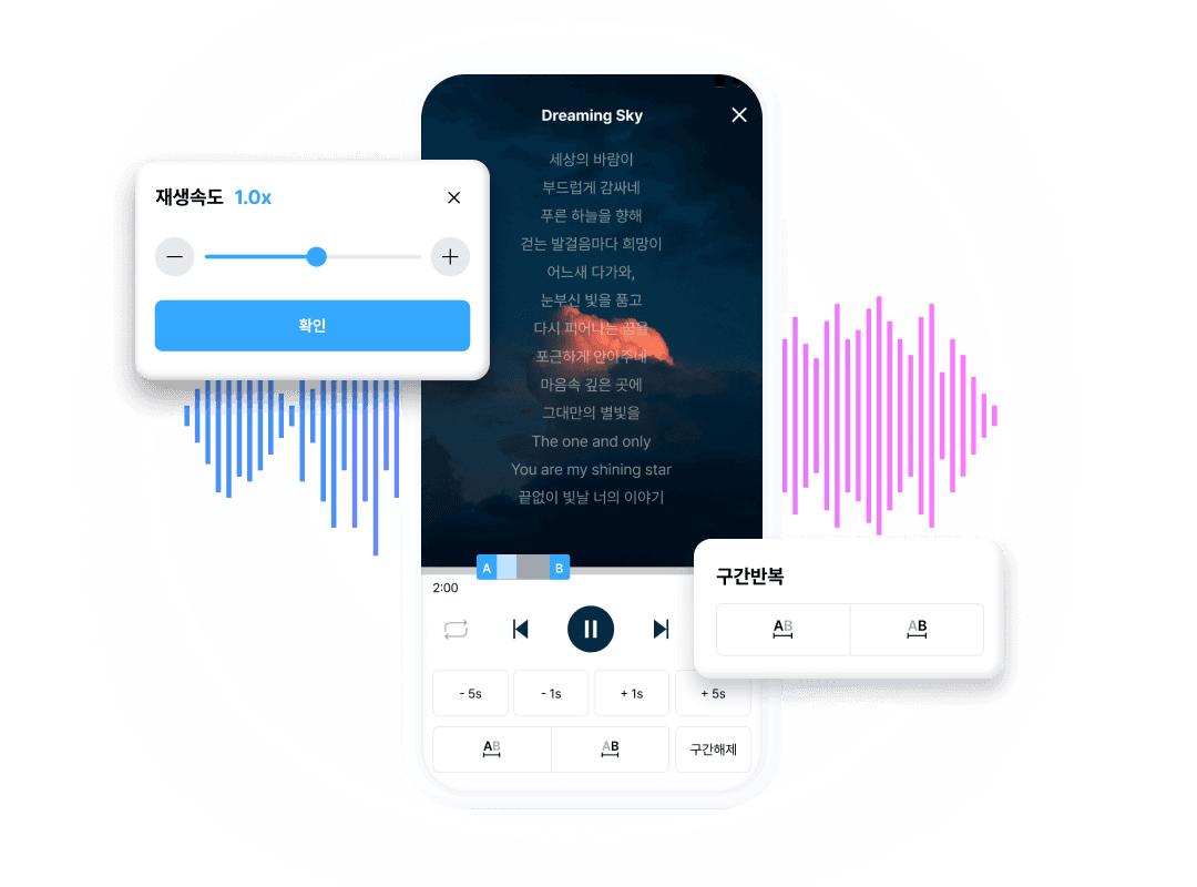 제품별 핵심 기능 소개 이미지